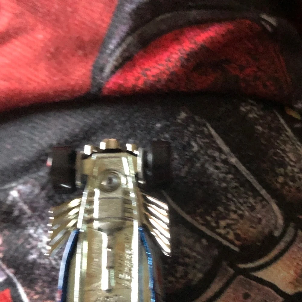 Blue Die-Cast Toy Hot Rod Car
